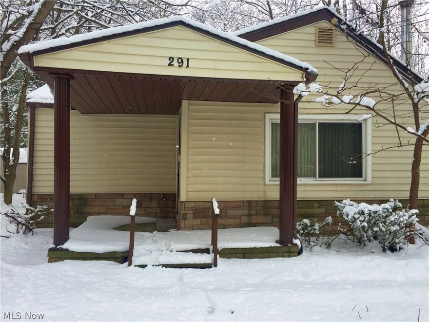 This sweet ranch home sits on a quiet, cul-de-sac street, yet is near to shopping and retail.  The property is not a drive-by; it is larger than it appears from the street.  With a little TLC and updating, it has wonderful potential as a starter home.  Or, with its one floor convenience, this could be the perfect home for retirement.  The spacious sun porch overlooks a lovely backyard with many trees.  The full basement is already set up as a workshop with plenty of storage and organized space.  Come see if this is the right home for you!