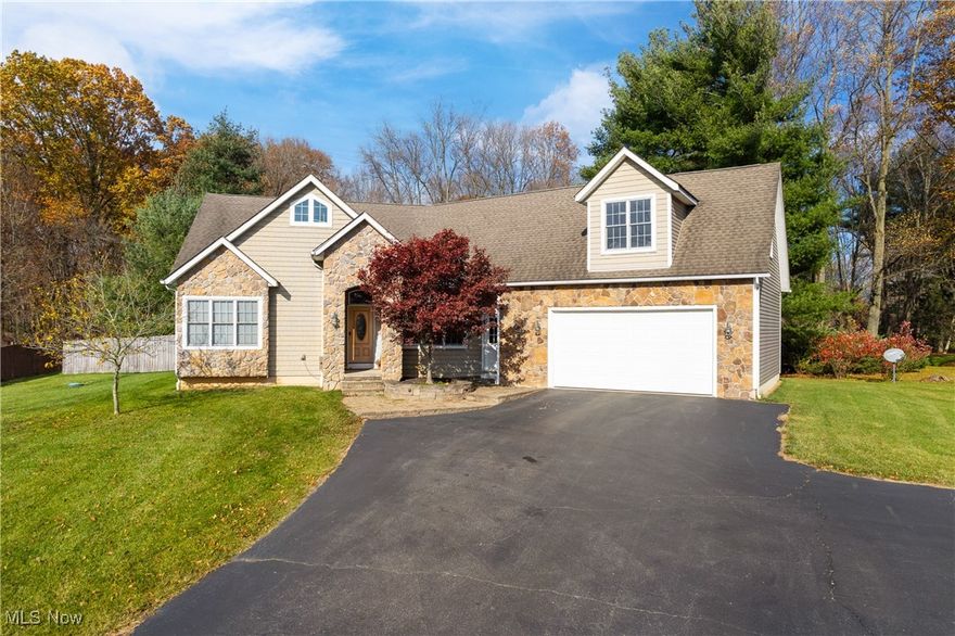 Check out this BEAUTIFUL, updated ranch in desirable Highland LSD. As soon as you enter, you are greeted by
an open-concept floorplan that features a welcoming foyer that leads into the two story great room w/fireplace. The
custom gourmet kitchen has Kraftmaid cabinets, Cambria Quartz counters, walk-in pantry w/sink & wine fridge, and
attached morning room w/plenty of room for a dining table. First floor primary bedroom suite with private access to the
outdoor covered deck, convenient laundry, updated bath with quartz vanity, soft close cabinet, soaker tub, shower and
large closet. Two additional good sized bedrooms with custom closet and second full bath complete the first floor. There is
a large 4th bedroom (or additional living space) upstairs. The walk-out partially finished lower level has 9 foot ceilings, is
plumbed for a full bathroom, and has tons of potential to finish additional space. Oversized 2+ car garage features epoxy
flooring. Charcoal water filtration system. HVAC 2025. Schedule your private showing today!