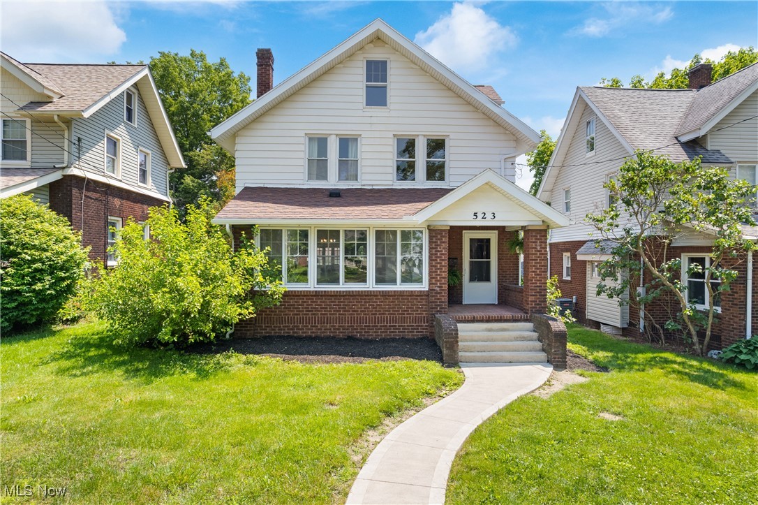 Welcome to Harvard Avenue, where classic architecture and thoughtful updates come together on one of Barberton's most charming streets.
This beautiful home is full of character and original craftsmanship, from the hardwood floors to the stunning woodwork in the doors, moldings and built-in bookshelves flanking the fireplace. Glass-paned French doors open from the living room to the formal dining room, which flows into a flexible space that can be used as an office, playroom, or creative corner. At the front of the home, the sunroom offers a peaceful view of the neighborhood, an ideal spot for reading, relaxing, or soaking in the day.
The kitchen features a classic butler's pantry and opens to a cheerful nook that could be used as a breakfast area or functional mudroom. Step outside to enjoy the back deck, a small but private yard space and a detached garage that has private access from a quite little alley way.
This home may be listed as a 3 bedroom, but there is a finished bonus room (with closets) that could be used as a 4th bedroom, or whatever your heart's desire.
Some recent updates include the roof, soffits and gutters, upgraded electrical panel, some interior paint, and new flooring in several areas. Modern improvements that blend seamlessly with the home's historic appeal. Seller is providing a 1 year home warranty through Old Republic Home Protection.
If you're drawn to homes with warmth and charm, this one's for you!