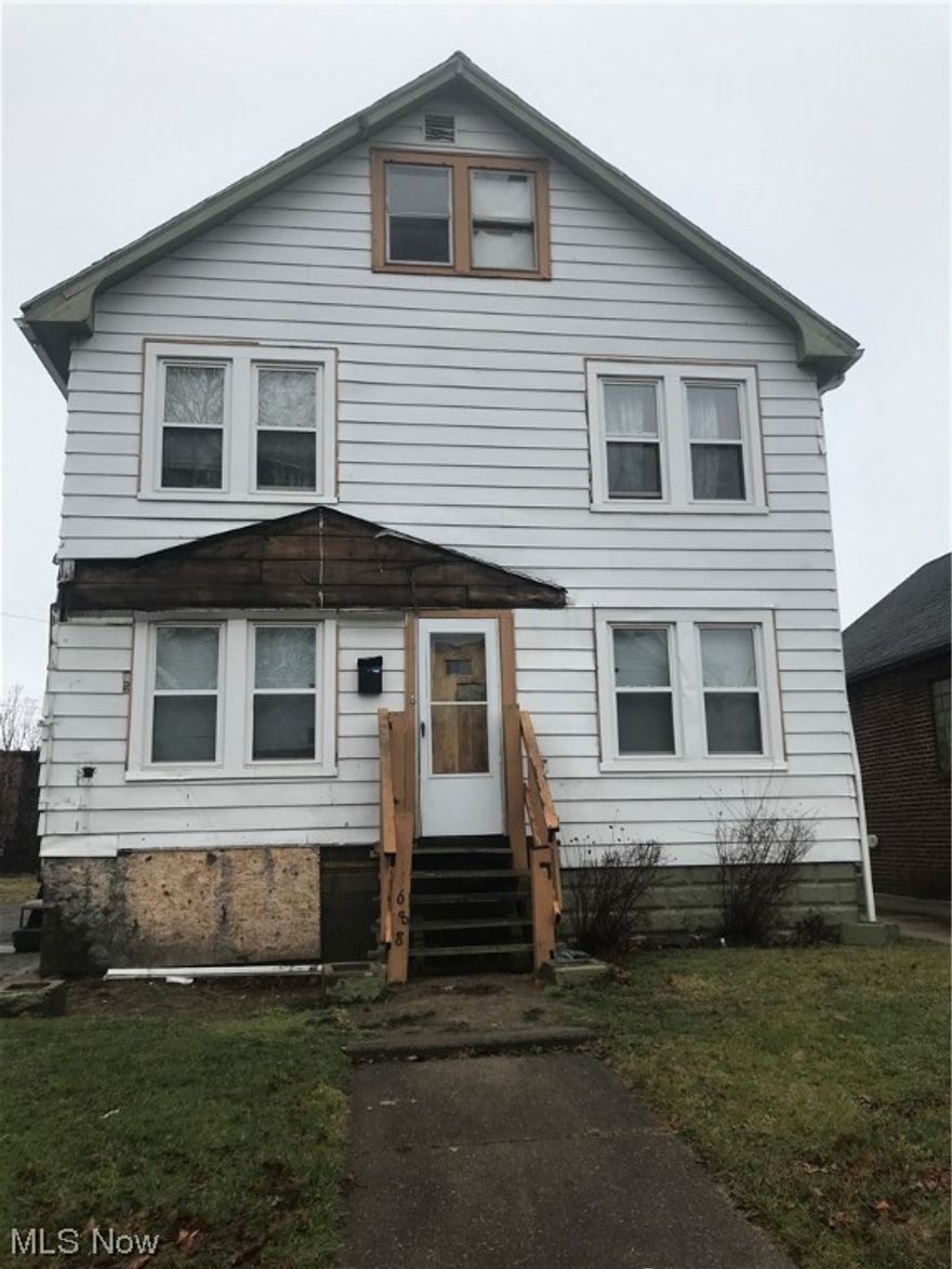 Great investor opportunity or homeowner to live in while updating cosmetics. 3 bedroom with an additional finished 3rd floor. All you need is vision and enthusiasm! Home is being sold as is. Call for a showing today!