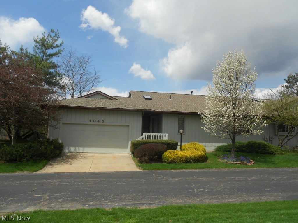 Welcome to this lovely ranch condo located at the Kames! Situated on a pond you will find private landscaped views from all windows! This property offers a unique design with an open floor plan, has been freshly painted throughout and has new flooring in both full baths (1/15). The vaulted great room features a gas fireplace, bookshelves and is open to the huge applianced, eat-in kitchen with plenty of cabinets and counter space. A convenient laundry area is right off the kitchen. Enjoy the Florida room (shown as "other room") with sliders that lead to the deck which overlooks the pond and beautiful landscaping. The spacious master suite features 2 walk-in closets and a full bath with plenty of linen storage and a walk-in shower. The office is currently being used as a family/guest room. The basement can be easily finished plus there is a crawl space for more storage. This property includes a 2 car attached garage and a home warranty for peace of mind. See attachment for addi