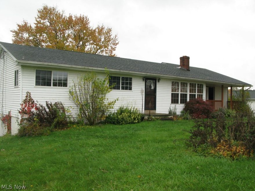 Wow, this one is screaming POTENTIAL.  One floor living on a picturesque 1.72 lot with a pond view.  This ranch style home features a great floor plan with large open rooms and FOUR full baths including two on the lower level, walkout basement.  The huge 24 x 15 family room is currently set up as a master bedroom suite with it's own private entrance creating a fourth bedroom.  A large deck overlooks a neighboring pond.  The enormous 32 x 22 detached garage is a "gear head's" dream.  Perfect for the handy person with an imagination or a great opportunity for an investor.