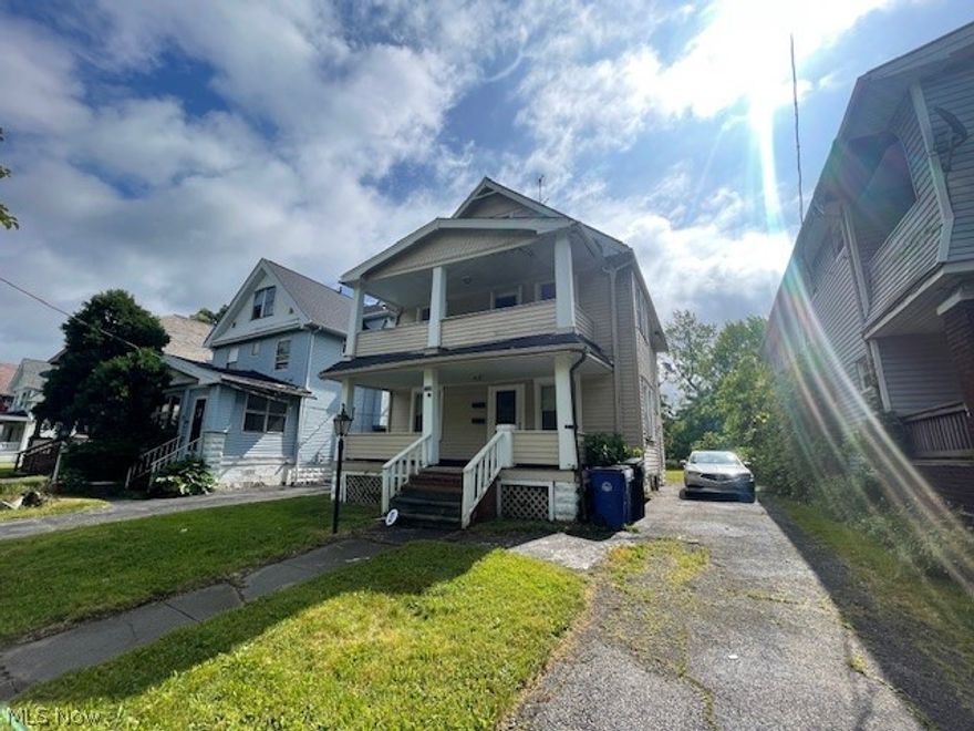 Calling all Investors! Welcome to 3549 East 139th Street. A 5-bedroom, 2-bathroom duplex located in the hear of Cleveland.  With a little bit of love, this home can turn into a fantastic investment.  Newly updated Pex plumbing.  Updated paint in the upstairs unit.  You do not want to miss out on this opportunity! Call for a showing today!