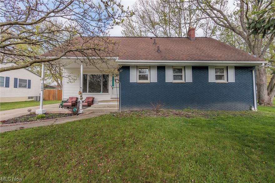 This beautiful 4 BED, 2 Full Bath Cape in Stow, Ohio is incredible & turn-key! Location is wonderful, situated near all the major connecting routes and central to Stow, Kent and Hudson. Very near various points of the Hike N Bike, Maplewood Park Rec Pool, restaurants, shopping, elementary school. Truly, out of the way but in the thick of it! Boasting hardwood throughout, an immense 500 Sq. Ft. family/rec room, fenced yard, covered garage patio and 2+ car garage... truly just the tip of This Iceberg! You'll be surprised at the open space, second floor bedroom sizes! Master Bedroom so well-appointed with walk-in closet, adjoining recently updated bath (Jack N Jilled with hallway) not to mention the other huge upstairs bedroom! Fully-fenced back yard is gorgeous with a covered patio at the end of the garage; another patio; raised beds (seller will take if buyer doesn't want). The cheerful light in this home is so inviting and the home is so well-appointed by the current owners. New slider