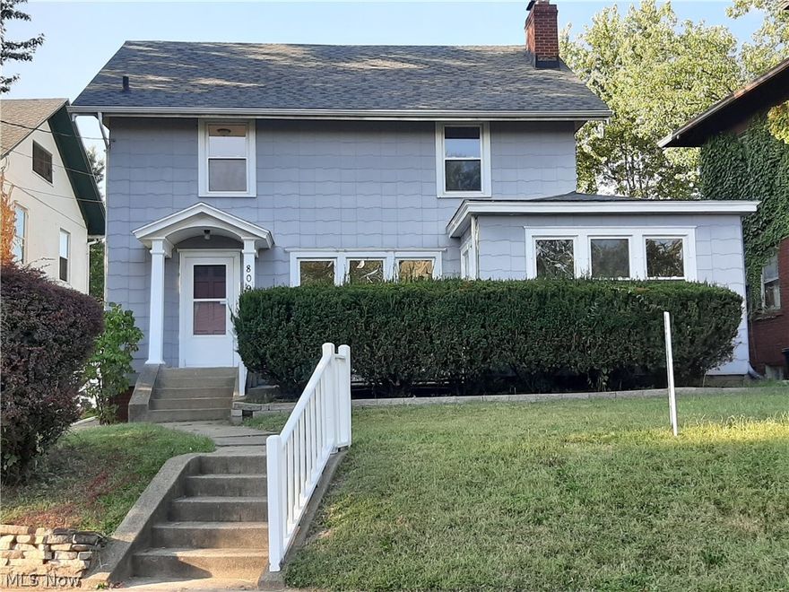 Check out this completely remodeled 2-story home that is filled with charm.  This home offers 3 bedrooms, 2 bathrooms, a spacious living room with fireplace, stunning fully-applianced kitchen with center island, dinette and a completely finished 3rd floor bonus room that could be used as another bedroom, office, media/play room or whatever your heart's desire.  The living room features an elegant fireplace and hardwood floors that continue into the formal dining room.  The room off the living room could be an office, sunroom or a play room.  Master bedroom has a decorative fireplace and gorgeous wood flooring.  The large 2nd floor bathroom has a jacuzzi tub and balcony.  This beautiful home also features a full basement, new windows throughout, large back yard and a 1-car detached garage.  Move-in ready!  Don't wait!  Check this home out NOW!