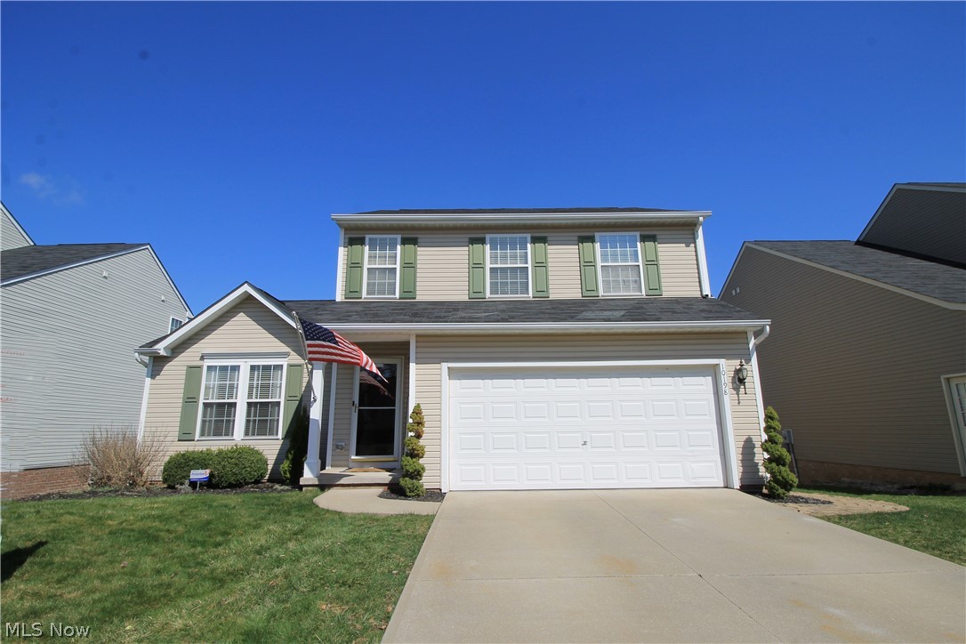 Welcome home to 10198 Ridgeview! This lovely 3 bed / 3 bath Colonial features a walk out basement in a sought after community.  Modern open concept floor plan w/vaulted family room ceiling w/matching wood laminate flooring through the Eat-In Kitchen sporting newer stainless-steel appliances, maple cabinets and bonus pantry closet. Large Family room features a cozy gas fireplace.3 bedrooms upstairs w/Owner’s suite boasting cherry cabinets, dual sinks & extra-large shower. Full bath in the hallway for 2 more bedrooms upstairs.  Finished walk out basement w/fenced in backyard, a deck to entertain & enjoy all the seasons. Additional amenities:  first floor laundry, two car garage w/workbench, extra storage & man door. Snow removal included in homeowner association fees. 7 Miles of paved walking paths, well maintained neighborhood w/pride in ownership. Quick access to all major travel arteries on Turnpike I80, 271, 480,77/76. Fashionable eateries, Mall or Grocery Shopping, all nearby. Don'