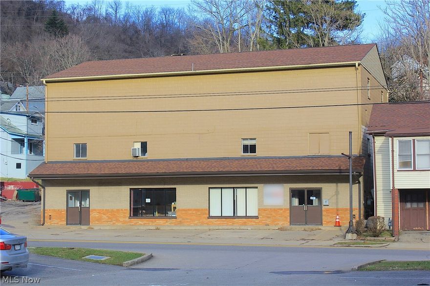 Less than two minutes to I-70, five minutes to downtown Wheeling. Mixed use 5,280 sq ft building on National Rd/Main Street (US 40). Office/retail on first floor, three one bedroom apartments on the second floor. New gas furnace.