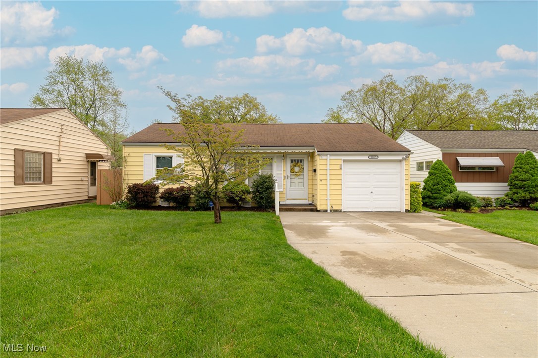 Welcome to this spacious three-bedroom two full bath home, located on a quiet tree-lined street. This home has been well cared for and loved by its owners and family. this home is move-in ready and offers a lot of living space. The living room is light and bright, ideal for entertaining. The dining room and kitchen combination is open and bright and offers plenty of cabinetry and counter space. The laundry room is right off the kitchen with access to the attached garage. There are 2 spacious bedrooms with ample closet space, in the front of the home with a full bathroom. The spacious master bedroom is complete with its own full bath. The family room has sliding glass doors leading to the patio and a large yard, offering plenty of space outdoors and an additional storage shed.The driveway was extended in width to provide more parking in addition to the one car attached garage. This home is sure to please.
