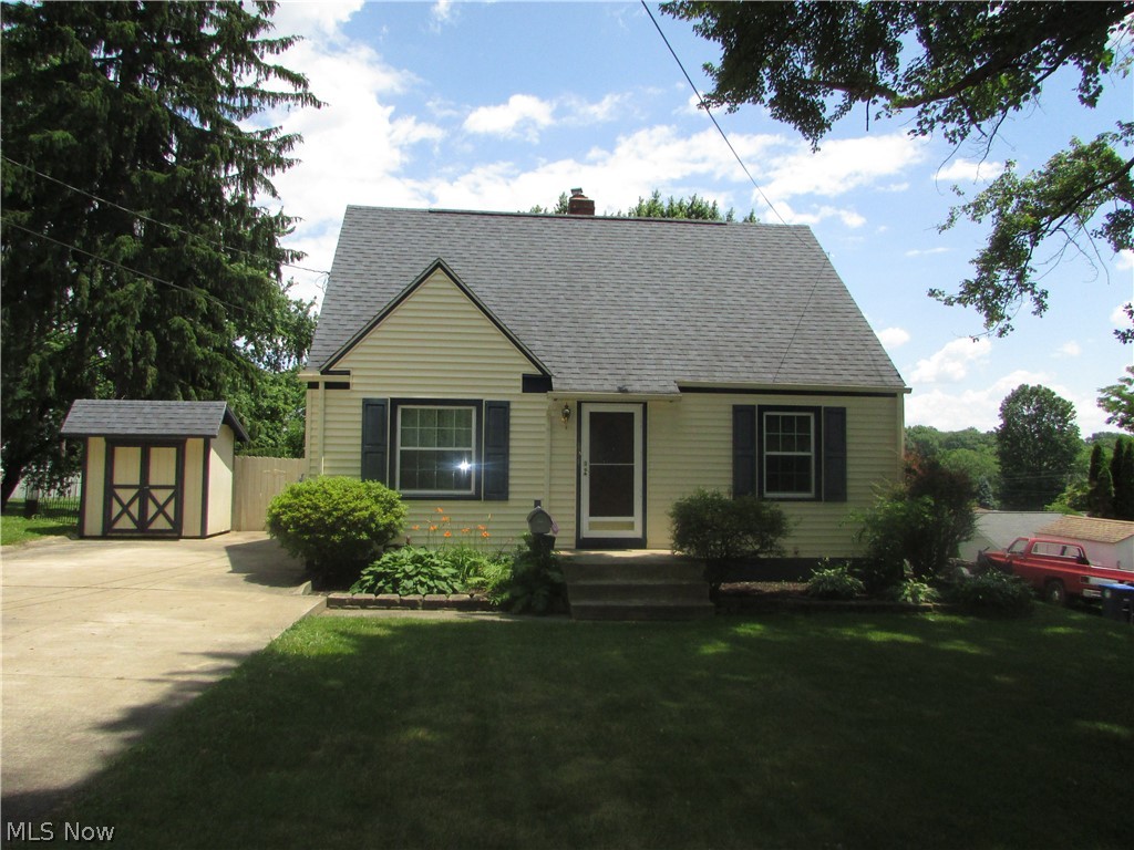 IN GROUND POOL!! This lovely cape cod has 3 bedrooms, a finished basement, and an awesome pool. There is a deck, patio sitting area, and the rear yard is completely fenced. The walk out basement is partially finished with a fireplace. An updated bathroom, newer carpet, vinyl windows, newer furnace and central air, freshly painted, and so much more.