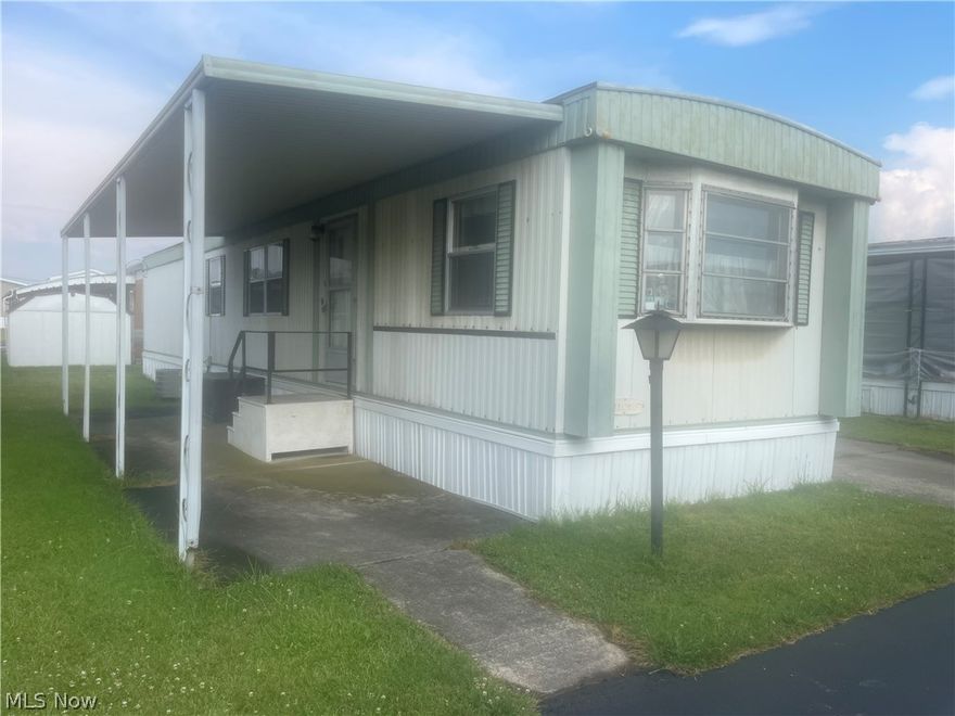 Welcome to this cozy mobile home located in the Parma/Cleveland neighborhood.This is a quiet neighborhood, close proximity to shopping centers, freeways and food establishments. This 2 bedroom, i bathroom mobile home has not ahd any major issues since current owner purchased it in 2016.It features centeral air and electric heating. All appliance are included and under 9 years old with the HWT replaced in January 2023, furnaace in October 2016 and roof also in 2016. This is a great opportunity that will not last long so come & check it out today! Thisd is a 55+ community and the buyer will need to be approved by the management company.