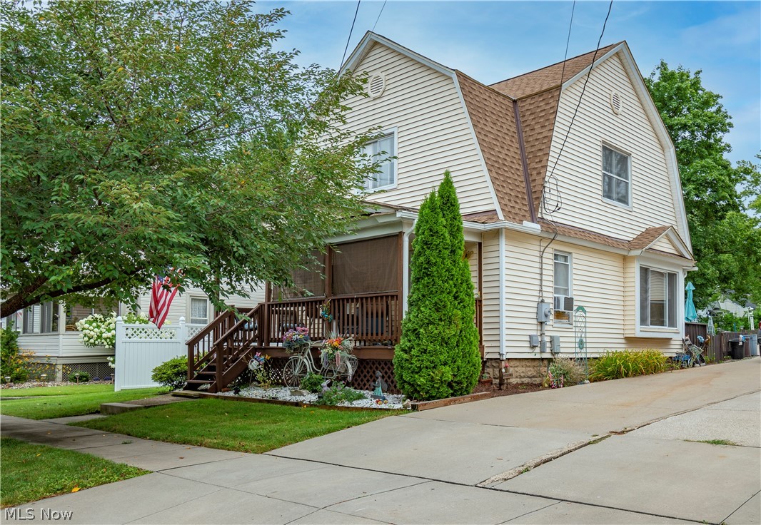 Welcome to 419 Myrtle Street! Located on a peaceful street in Ravenna, this two story colonial boasts 3 bedrooms, 1 bathroom, a fenced in backyard, and more. Enjoy your cozy main level with classic high ceilings, natural oak woodwork, and large windows throughout. Enter into a spacious living room and dining room boasting potential window seat and access to your back deck overlooking a fenced in backyard. The upper level offers three bedrooms and one full bathroom. Lower level offers loads of storage space and laundry area. Enjoy your summer evenings on your quiet front porch with new exterior roller shades. Newer 70’ concrete driveway 10’ wide to 22’ wide and two story 1.5 car garage. Don't miss your opportunity. Schedule your private viewing today!