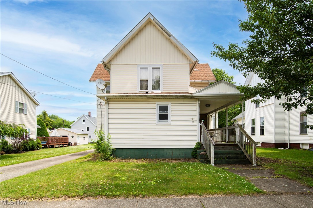 Step back in time and envision the possibilities in this charming 3-bedroom, 1-bathroom home located just minutes from Lake Erie and Conneaut’s revitalizing downtown. Bursting with original character, this property features beautiful woodwork, vintage trim, and classic architectural details that are ready to shine again with your personal touch. Outside, you'll enjoy a generous yard perfect for gardening, entertaining, or relaxing on warm summer evenings. Whether you’re looking for your next renovation project, an affordable investment, or a place to create your dream home, 238 Whitney Street offers endless potential.