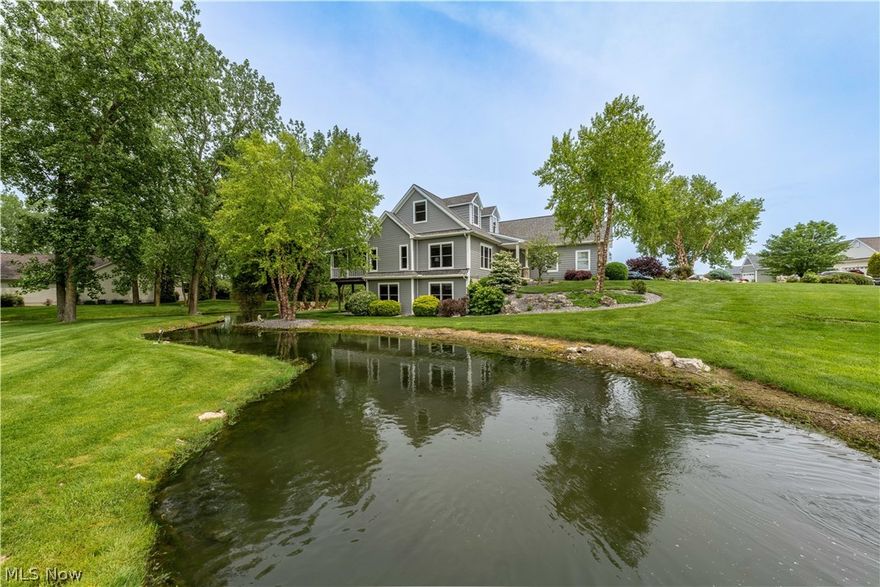 Remarkable Catawba Island home in highly desired Catawba Bay subdivision! Impressively constructed, this home offers 4800+ sqft, 5 beds, 4 baths & walkout basement that is truly spectacular. The main floor is open w/vaulted foyer, 2 expansive living areas & open flow kitchen/dining. Granite, cortec flooring, oak cabinetry & screened in porch/deck overlooking the back yard, brook, & fire pit. Recently renovated master suite, play room/den (could be bedroom) w/dedicated full bath also on main floor. Upstairs, find a cozy sitting area at the landing, 2 generous bedrooms & full bath. The basement is 2000 sqft, w/living & rec area, fireplace, bar, bedroom, full bath, office, AND garage/gym w/amazing glass doors. 4 zone heating/air, tankless water heater, security system, hot tub & gravel landscaping are some of the notable features, but in no way covers it all! Catawba Bay offers dockage, private marina, pool, clubhouse, fitness center & walking trails. Dockage is paid through 2022.
