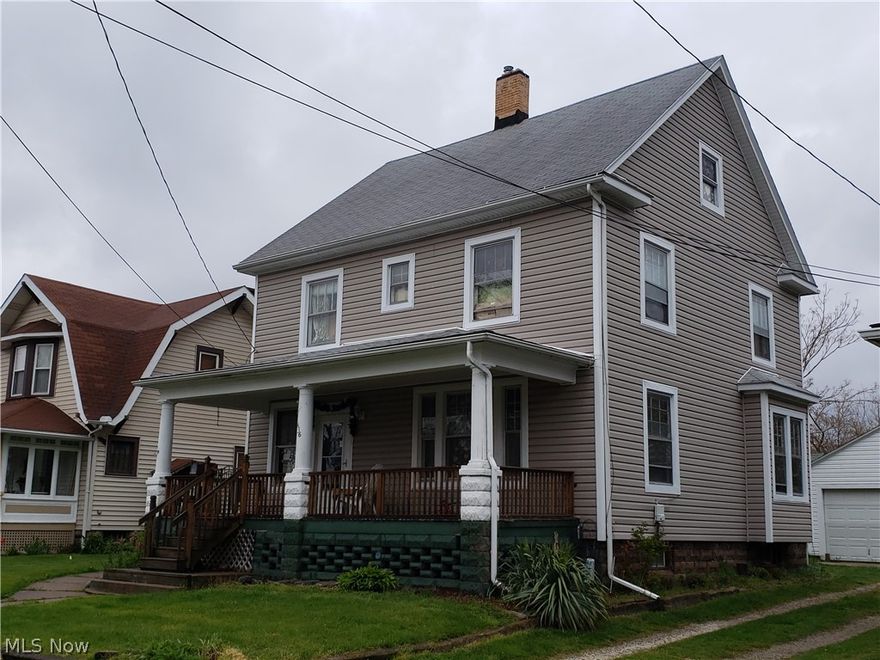 Looking for that spacious two story, 2,000 Plus Square Foot Home a few miles away from Lake Erie.  This home is priced to sell quickly.  This 4 Bedroom, 2 bath home with detached two car garage welcomes you. Entering in from the covered porch into the front entry, rich with original woodwork, Family room, Dining room, Kitchen.  First floor washer/Dryer hookups, full Basement with a new Hot water tank.  Large room in the loft area that has been finished that can be used as an office/ recreation room or even a 5th Bedroom.  Call me to schedule your showing today.