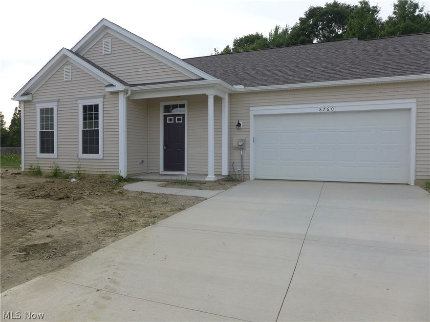 Quality Built New Ranch Home Just Completed in August 2016 * Located In The Village At Ashton Place * Maintenance-Free Living At Its Best * The Bradford Plan Built By GreenQuest Development Is A 1367 sq ft Ranch * Open Floor Plan With 9 Ft Ceilings Throughout * Large Great Room With Crown Molding And A Sliding Door that Opens To A Patio * Large Kitchen With Stainless Steel Appliances, Center Island, And A Breakfast Bar * Master Bedroom With A Walk-in Closet And A Full Bath * The Village At Ashton Place Is Located In Waterbury And Offers Walking Trails, Playgrounds, Community Pool, and A Clubhouse * Why Buy A Used And Abused Home When You Can Own This New Home At A Great Price * Immediate Occupancy * Call Today To Schedule Your Private Showing