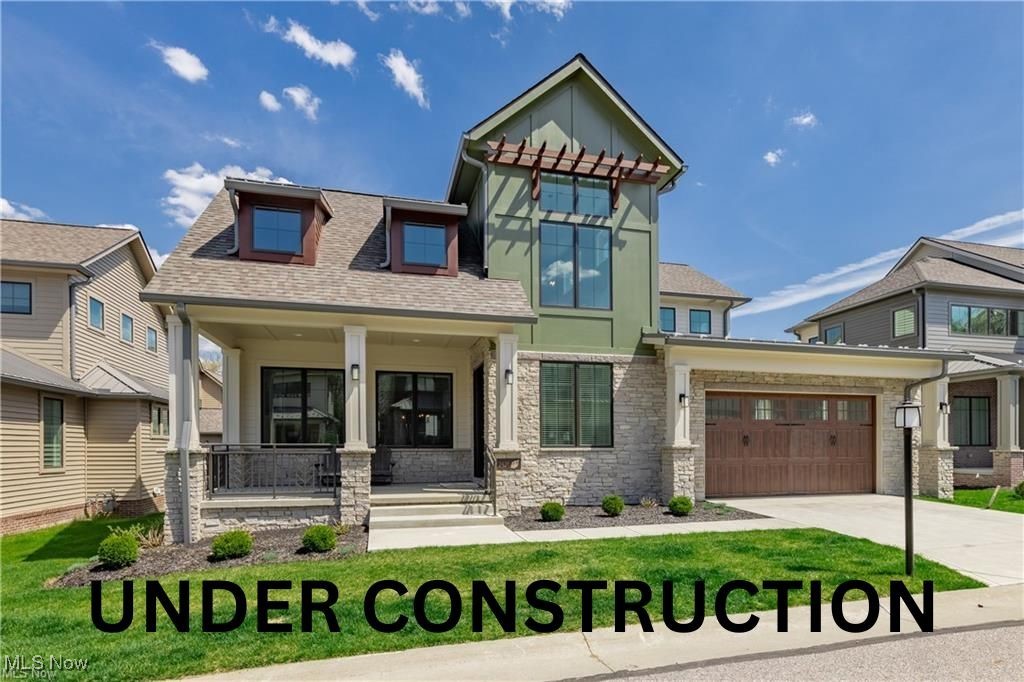 New Construction - The newest model in Edgewood Trace is available! This home is complete & ready for you to move in. Single Family free standing home, the "Cedar" model is now available. Pepper Pike's newest gated community with trendy architectural designed homes that offer fresh, modern finishes & style & luxury combined with high quality construction. This new construction is awaiting your selections & finishes. Spacious home offers 3 Bedrooms with a first floor Owner's suite w/ en-suite Bathroom a roomy large closet. The wonderful open floor plan featuring an open large Kitchen with adjacent Dining space & spacious Great Room with cathedral ceilings. Working from home is made easier with a first level designated Office/Den. Other dramatic features include walls of windows & cozy gas fireplace. There are 2 huge Bedrooms on the 2nd floor with the second main Full Bathroom. Large loft area overlooks the Great Room. This home offers an attached 2 car garage, back deck & full basement is pre-plumbed for an additional bathroom. The basement is unfinished but could be finished by builder as an upgrade. It can be built-out and finished by the builder as an upgrade. Located in suburban Pepper Pike with easy access to freeways & around town travel. Close to many mixed use shopping & dining areas including Legacy Village, Eton, Lander Circle, Pinecrest & much more! Photos are of the actual completed home.