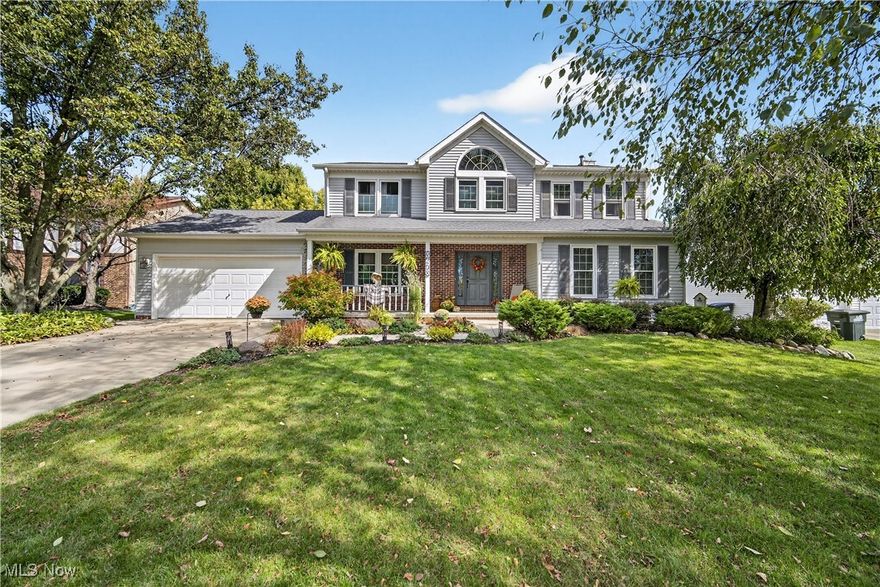 Welcome to this beautiful 4-bedroom, 2 full and 2 half bath home tucked away on a quiet cul-de-sac in Brunswick! Go onto the inviting covered front porch and into a spacious layout designed for both comfort and entertaining. The main floor features a formal dining room and a warm, inviting family room complete with a cozy gas fireplace. Upstairs, you’ll find all four bedrooms, including a generous master suite with a walk-in closet and a private bath featuring a relaxing jacuzzi tub. The partially finished basement offers additional living space, perfect for a home office, playroom, or media area. Enjoy outdoor living in the private backyard with a deck and stone patio, ideal for gatherings or quiet evenings. Major updates provide peace of mind: roof (2016), windows, furnace, and AC (2014), tankless water heater (2017), gleaming wood floors (2020), and complete furnace and AC duct cleaning (June 15, 2025). Additional features include Rubbermaid cabinets in the garage, an invisible dog fence, and an HOA of just $345 per year that provides access to the community pool, clubhouse, tennis courts, and beautifully maintained green spaces. Located just a short distance from the site of Brunswick’s brand-new high school, this home combines modern updates, comfort, and amenities in a fantastic location — ready to welcome its next owner!