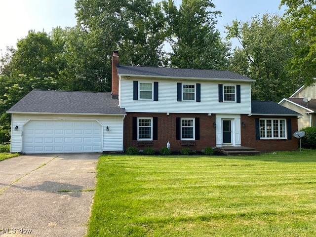 9360 Sunrise Ct is located in Very Desirable Mentor Ohio. Offering 4 spacious bedrooms on the second floor with two full baths. This beautiful home features an open kitchen which boasts a built in eat in table for extra space. Also on the first floor, a 1/2 bath and a den/office space. A beautiful sunroom off of the kitchen will be awesome for relaxing. Enjoy a private wooded back yard for privacy on this cul de sac property. Lots of storage space in the unfinished basement with laundry. New roof and gutters (2024) Sump pump (2021). All appliances to stay. Don't miss your chance to own this beautiful home that is close to shopping and restaurants!