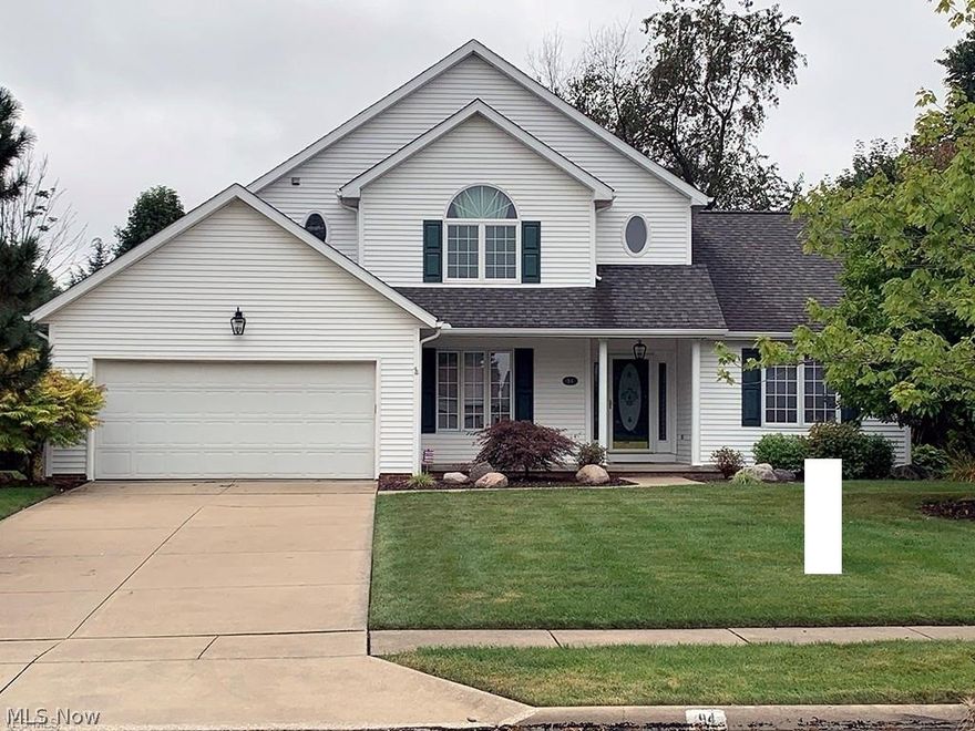 This well-maintained home, from entry foyer, throughout, has many desirable special features including foyer and living room with vaulted ceilings, first floor master bedroom suite with private bath and walk-in closet.  Two additional bedrooms and bath are located on 2nd level. The extra large kitchen is updated with all newer stainless steel appliances, plus additional space for a larger table for family meals.  The 1st floor laundry room, half bath and access to attached garage are off kitchen, also. The Slider door from kitchen to backyard provides easy access to stamped concrete patio w/curtained pergola for picnics and entertaining, a hot tub, play area and storage barn, AND, it  has the perfect place for your grill, outside, near the slider door.  The nearby 1st floor laundry and attached garage make everything conveniently located for daily use and special occasions. (0PEN HOUSE - SUNDAY, 2:00-4:00 PM  SEPTEMBER 22, 2019)