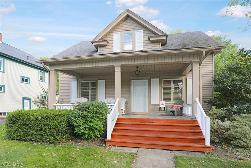 Absolutely Adorable Completely Updated 2 Bedroom Home with 2 Full Baths & 2 Car Garage.  Home Features Include:  First Floor:  Large Front Living Room with Electric Fireplace, Crown Molding, and Farmhouse Shutters, Full Size Dining Room, Updated Kitchen with Slow-Close Cabinets, Recessed Lights, Upper and Lower Under Cabinet Lighting, Ceramic Tile Flooring, Newer Stainless Steel Appliances including a Double Convection Oven, Breakfast Bar, & Pantry, Updated First Floor Laundry Room with Front Load Washer & Dryer, & First Floor Updated Full Bath.  Second Floor Large Master Bedroom with Walk in Closet, 2nd Bedroom with 2 Walk in Closets & 2nd Floor Updated Bath.  Home offers an Awesome Front Porch & Back Sandstone Patio which leads to fenced backyard with Fire Pit, In-line natural gas Grill Area, & 2 Car Garage.  Home has Stunning Hardwood Floors, Most Newer Double Hung 2 Pane Windows,  and a Fresh Coat of Paint.  Updated Electric - 2006, Newer Roof - 2006, Newer AC - 2006, Newer Furnace