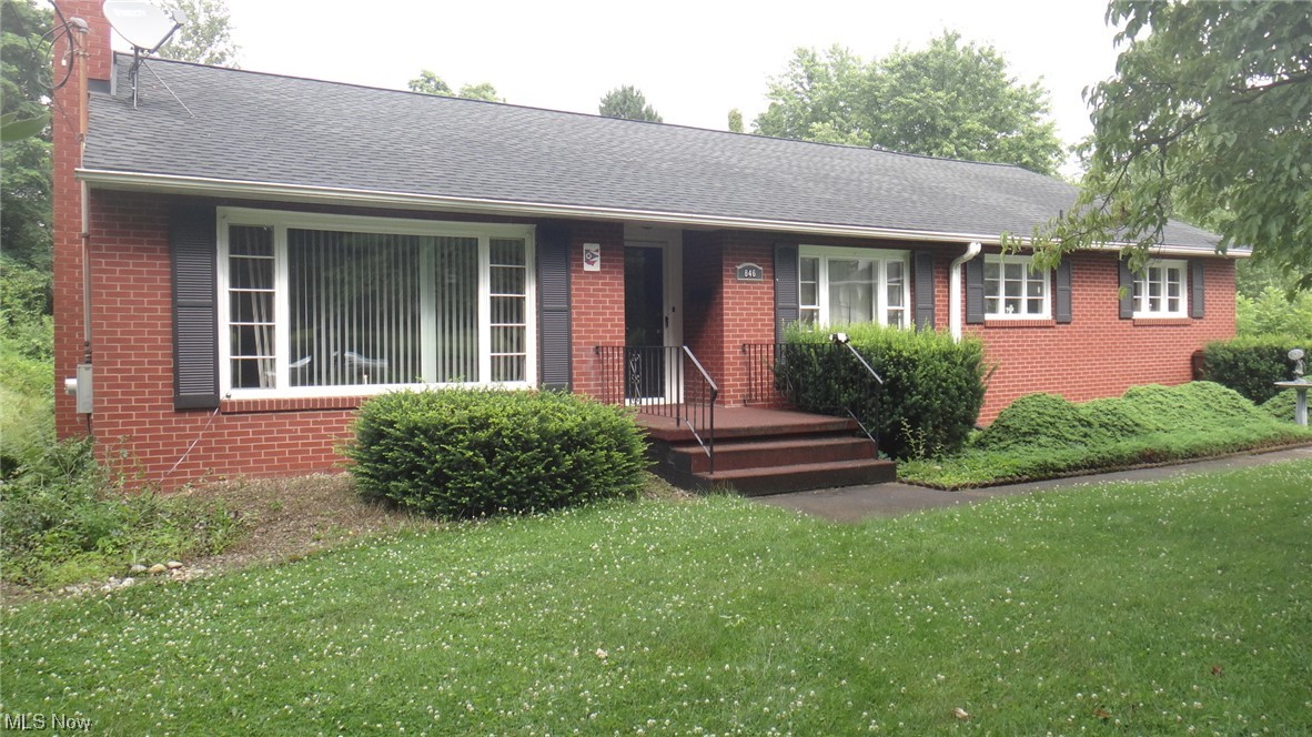 Beautiful and well maintained 3 bedroom, 2 bath, 3 car garage home on a half acre. Entering through the garage,into the updated white open kitchen with a pass thru and includes all appliances. There is also another fridge in the basement that will stay. While in the dining room, with hardwood floors and two closets, you'll have a view of the kitchen and livingroom that has a beautiful stone fireplace and hardwood floors. The hallway leads the way to the first floor launry, main bath and two bedrooms with cedar closets. In the basement there is another bedroom, full bath, storage, the second laundry room and an open area to entertain! There is also a 2 car detached garage with a sunroom, to relax and enjoy the flowers and berries on the property,attached to it. The garage has it's own hot water heater, toilet, 2 sinks, water, heat, AC and storage. The driveway is freshly sealed. Both sets of washer and dryer stay.