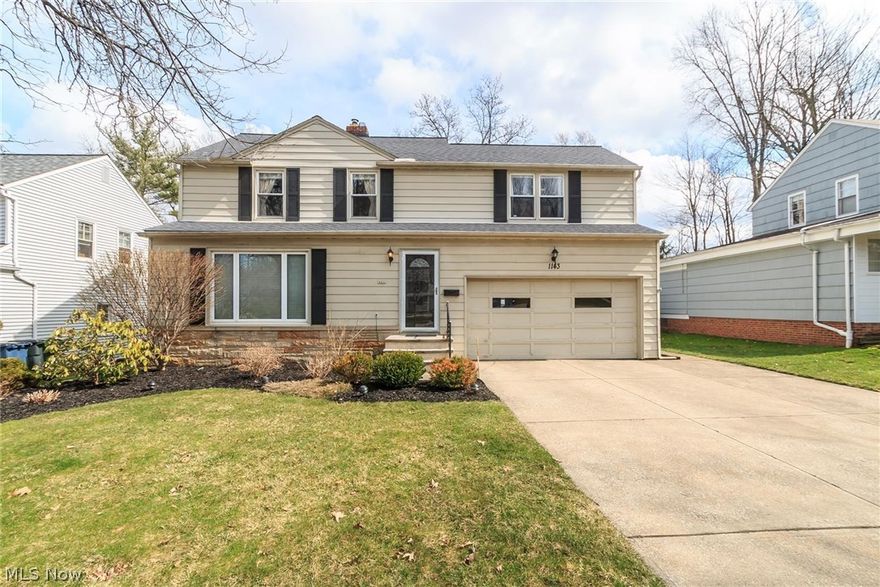 Charming colonial with recessed lighting, built-ins, 2 gas fireplaces and plenty of storage through out. Living room has double crown molding, recess lights, gas fireplace and large front window to let natural light in. Formal dining room has double crown molding with door leading to deck and fenced yard. Eat in Kitchen has been completely updated and has wood floor. 3 spacious bedrooms are located on the 2nd floor with a remodeled full bathroom. Master bedroom has 2 closets and built in shelves. Basement includes a cozy family room with gas fireplace, built-ins, plenty of storage, glass block windows. Heated work room/storage room has hot & cold water and is located off the attached 2 car garage. Others updates: C/A (2014), Pump for sump pump (2016), Garage door opener. Seller had a home inspection completed 3/2016 and report available for review. Minutes to restaurants, downtown Cleveland, CCF, UH, Museums, Progressive Field, Quicken Loans Arena, First Energy Stadium.