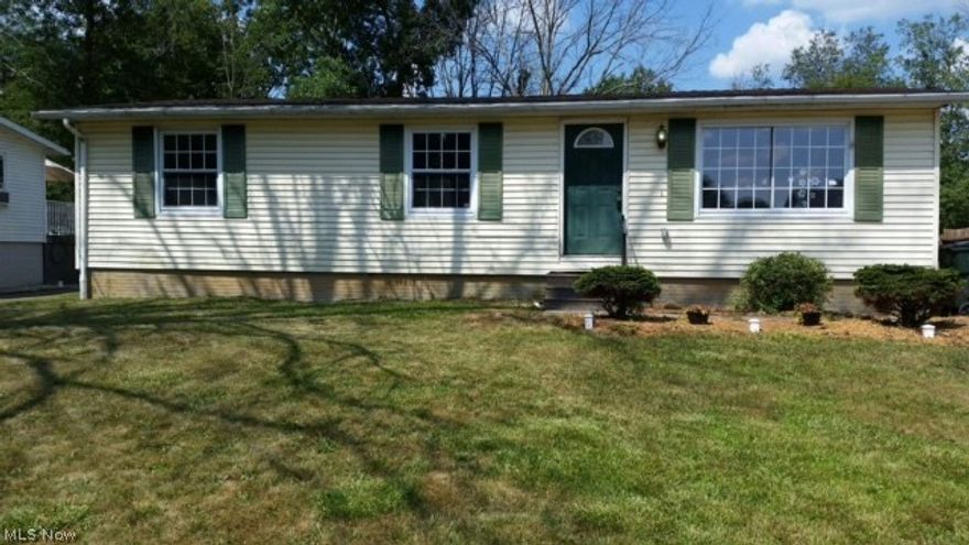 Affordable 3 bedroom, 1 bath Ranch home on a dead end street. Freshly painted neutral colors with new carpet in the 3 bedrooms. A deck off the back door leads to a large fenced backyard. We've priced this home so you can add a few of your own touches. Home sold as is.