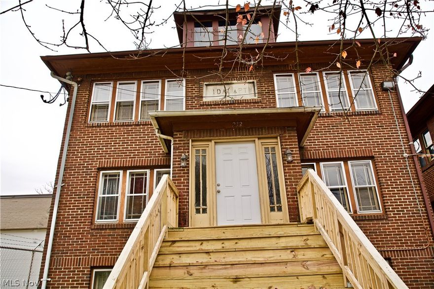 Solid brick 6-unit apartment complex. Cash cow with over $70,000 in recent improvements. Fully rented, section 8 approved. Completely re-wired in 2018 with 6 separate electrical panels.  Completely re-painted with new carpet and flooring.  Three separate entrances.  Lower level has 2 one-bedroom units with access to outside. The four-unit upstairs apartments have identical floor plans. Parking for six cars behind building, plus street parking.