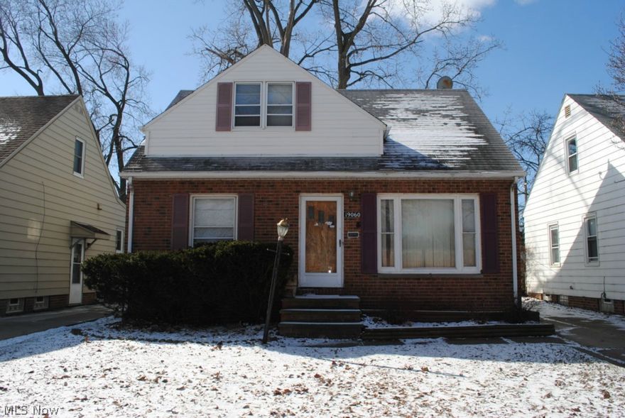 BANK OWNED.... Vinyl Sided Bungalow .... Brick Front ....  3 Bedrooms, 2 Full Baths .... Finished 2nd Floor Bedroom .... Large Living Room .... Eat In Kitchen .... Full Basement With Recreation Room .... One Car Garage .... Handyman's Special ....