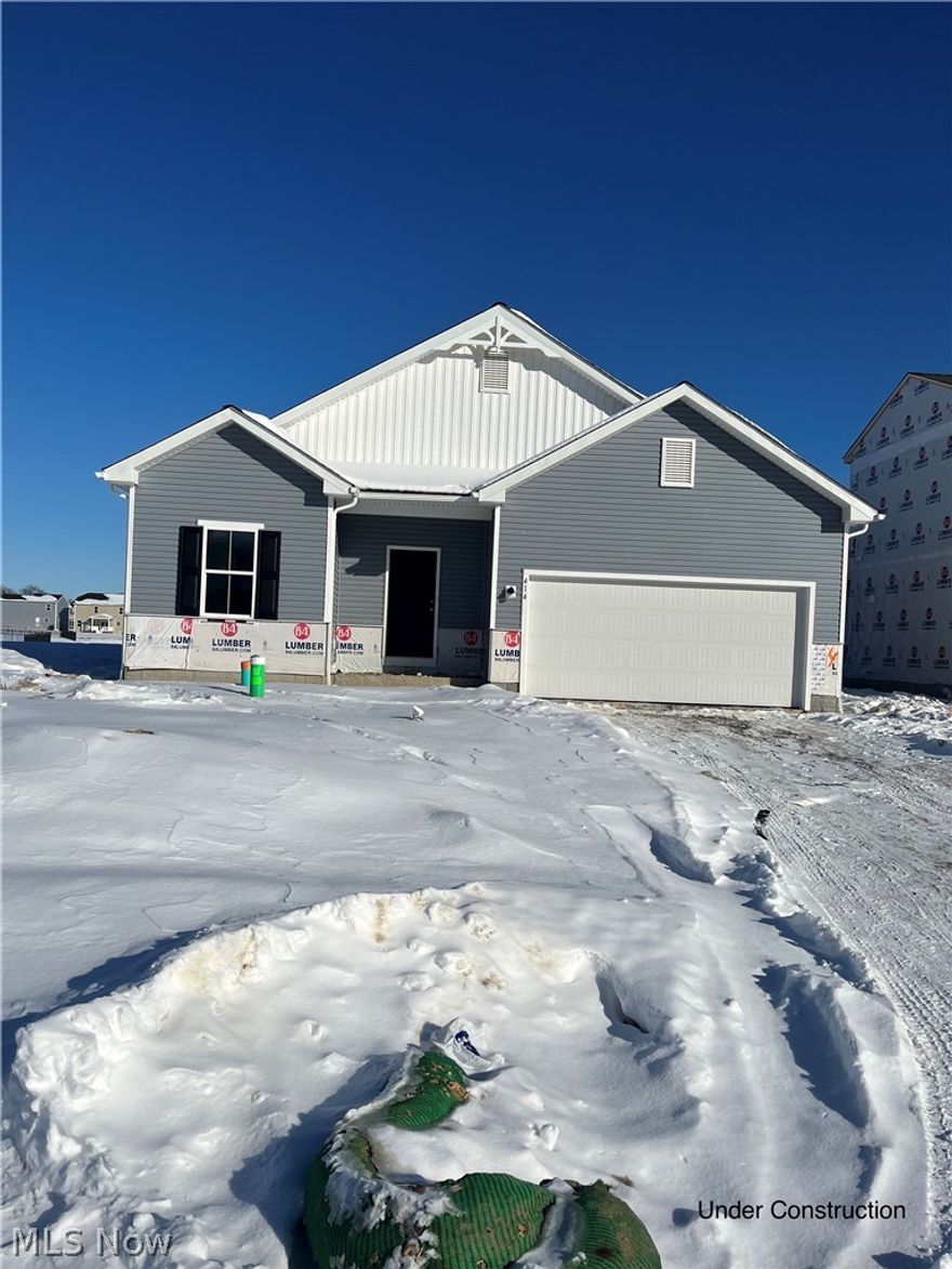 Welcome home to this inviting 3-bedroom ranch perfectly situated on a picturesque pond-view lot.
Designed for comfortable one-level living, this home oUers a functional layout with spacious
bedrooms and a warm, welcoming atmosphere throughout. Step out back onto the private deck
and enjoy peaceful mornings or relaxing evenings overlooking the tranquil water—an ideal setting
for entertaining or unwinding. With its scenic backdrop and easy-living design, this home blends
everyday comfort with natural beauty. Don’t miss the opportunity to make this serene retreat your
own. This home is under construction with an estimated completion date of March 2026.