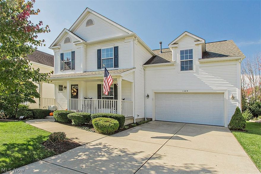 Beautiful and freshly updated throughout. Great entertaining floor plan. Open foyer w/ new '15 white bead board and newer '14 hardwood floors w/ private half bath down a private hall.  Beautiful open family room with walls of windows & lighted built ins that surround a gas fireplace overlooking breakfast bar. Eat in kitchen has new '15 stainless steel appliances, white cabinetry, pantry area, and loads of cabinetry w/ newer hardwood floors '14. Formal dining room w/ chair rail and crown molding. Upstairs boasts a large vaulted master suite w/ an amazing walk in closet and private master bath w/ linen closet. 3 additional bedrooms w/ the second full center hall bathroom. 4th bedroom is over sized - useful for a bedroom, additional rec room or office. First floor laundry w/ hardwood floors & lots of cabinetry.  Large basement great for storage or an opportunity to finish a rec room. Paved patio off kitchen opens to private wooded backyard. Updated landscaping '15. Newer A/C '14. 2 car ga