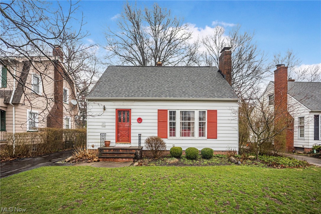 Check out this charming and well-maintained Cape Cod in South Euclid's sought-after Bexley Park neighborhood! Hardwoods throughout and built-in cabinets maintain the home's vintage appeal, while the remodeled bathroom, updated kitchen and finished basement provide all the comforts of modern living. Step through the French doors onto the large custom deck that overlooks a huge fenced-in back yard. Aside from this home's quarter-acre lot, you're only steps from the park. If you're looking for move-in ready, this home is a perfect fit. If you want to make it your own, the office can easily be returned to a third bedroom, and there is room to expand the upstairs bath into the large secondary bedroom if so desired. The location can't be beat! Come see it today.