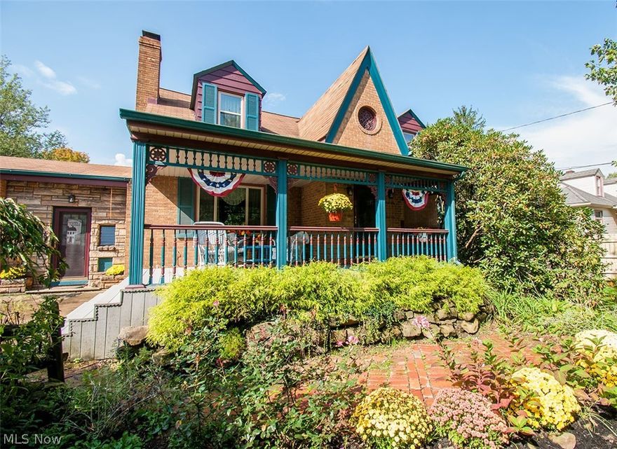 Welcome to serenity. This Charming Cape cod with tons of character is waiting for you to come and enjoy its many amenities. Relish in the peaceful front porch surrounded by lush landscaping and shade trees. Relax and read a book in the large sun-room while taking in the view of the creek-fed pond and outdoor living space in the back yard. The lovely foyer is warm and inviting showcased by the original wood-burner stove.  There is a formal living room with a gas fireplace and lovely eat-in country kitchen with pantry.  The original floor plan had 2 bedrooms on the first floor. However, the current owners transformed the smaller bedroom into a laundry room, it could easily be used as an office or extra bedroom.  Upstairs is a bonus room, Master bedroom and master bath as well as an additional bedroom. Basement is partially finished with a recreation room and kitchen area accented with a  wood burning fireplace. A 1/2 bath and utility room complete the basement living space. In addition t