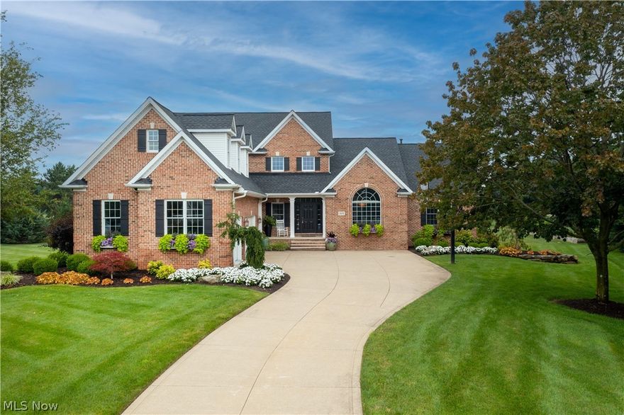 This Stunning brick home is on a cul-de-sac in the desired Meadowlands in Jackson LSD. This gorgeous home floorplan is excellent for entertaining and everyday living! With five bedrooms, 4 1/2 baths, a finished walkout basement w a full kitchen, 3-car garage, a four-season room, spacious, bright & airy on an approx. 5,700 Sq Ft of living space. Great room w vaulted ceilings, a gas fireplace, two skylights, open to kitchen & dining room. Spacious eat-in kitchen w custom cabinetry, granite countertops, stainless appliances, breakfast bar, walk-in pantry, and a beautiful bayed dinette area. 1st-floor owner's suite w a large bath w heated floors, a jetted tub, dual sinks, a standing shower, and a huge walk-in closet. Wonderful sunroom (w beautiful views), a study room/office, 1/2 bath, and laundry are conveniently on the 1st floor. Upstairs you'll find a junior suite w a sitting/play room & a private bath, and two more bedrooms w a Jack & Jill bath. Head down to the fabulous finished lower