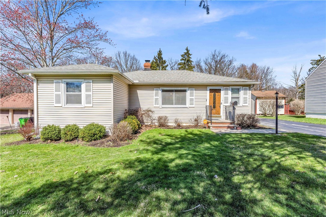 Welcome home to this lovely 2 bedroom ranch, situated on over 3/4’s of an acre with a beautiful serene setting. As you enter into a large entryway connected to the dining room you will feel at home. This house has fresh paint, new vinyl flooring and carpeting through-out. The kitchen has a new back splash as well as granite counter tops. When you step outside to your backyard you can enjoy the amazing views from your covered patio. There is also a clean 2 car garage. This house is maintained inside and out and just waiting for a new owner. Move right in.