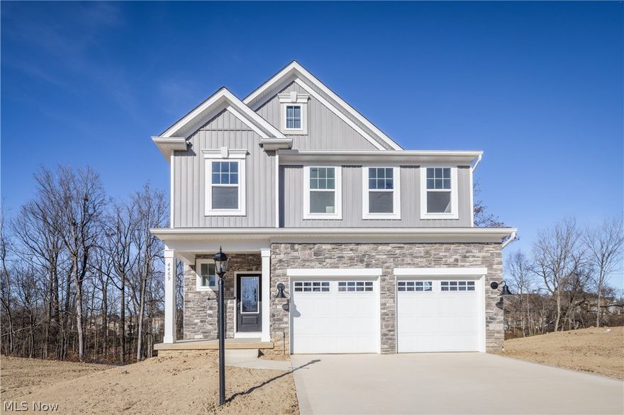 MMEDIATE MOVE IN! BRAND NEW HOME with award-winning Drees Homes in Brunswick's exciting new community, Ridgeline Chase. The Libby has the WOW factor you have been searching for featuring a soaring 2 story ceiling in the family room with a fireplace and a double-stacked wall of windows to enjoy the expansive wooded views. The kitchen with a custom range hood and oversized island is open to both the family room and dining area and includes a large walk-in pantry. The entry from the garage includes a convenient bench seat with coat hooks. The finishes are all updated in today's modern colors and this home includes 3 bedrooms and 3 1/2 baths. The Owner's Suite is a private retreat with a designer tiled shower, double sinks and a large walk-in closet all overlooking the stream running behind the home. The home is complete with a finished walk-out recreation room with a full bath in the basement and plenty of windows to allow the light to soar in. All of this is located conveniently in the B