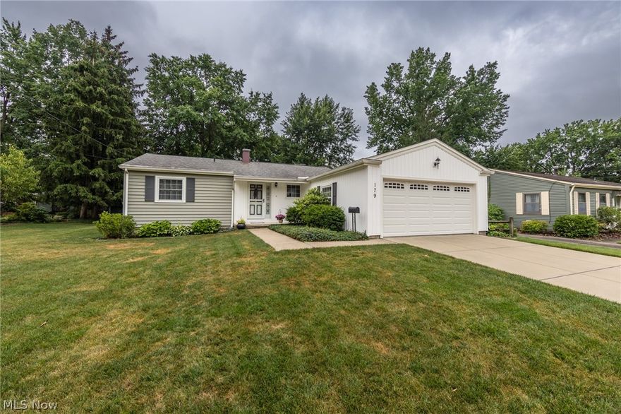 Welcome home to the immaculately well-kept Berea home with only 1 homeowner! Property features an additional parcel making this yard very spacious. 
 Greeted by the home's foyer you will notice the kitchen to your right.  Kitchen cabinets and counter tops were added in 2013. The owners added an addition to the kitchen in 1971 giving this home a modern and open floorplan that added a dining room! Dining room carpet was replaced in 2018 and has a sliding glass door that opens to the sunroom which allows for natural light! Large family room is the perfect spot for family and entertaining.  Family room also includes a sliding glass door to the sunroom.  Main floor includes 2 bedrooms, a full bathroom that was updated with a new tub and toilet in 2014 and a master bedroom with a half bath attached. Basement is finished with a home office and recreation room.  Back yard is spacious due to an additional parcel and beautifully manicured.  Updates Include: Roof 2011 - Furnace 2008 - Water Heat