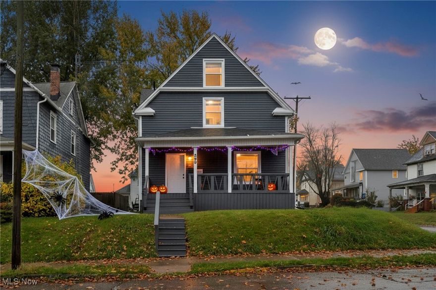 This beautifully renovated 3-bedroom, 2-bath home is full of charm, style, and thoughtful updates from top to bottom! Offering 1,302 sq ft of comfortable living space, this home blends modern finishes with timeless character.

Step inside to a bright, open living area filled with natural light and warmth. The brand-new kitchen will impress with butcher block countertops, new cabinetry, stainless steel appliances, and updated flooring throughout the main level. Both full bathrooms have been completely remodeled—featuring a stunning tiled shower, smart mirror, and smart toilet for a touch of luxury. Upstairs, you’ll find three spacious bedrooms with plenty of closet space. Outside, enjoy new exterior lighting, a freshly painted front porch and deck, and a large backyard perfect for entertaining, gardening, or relaxing evenings. There’s also ample off-street parking for convenience. Located near schools, parks, and local amenities, this home truly offers it all—modern comfort, great location, and exceptional value. Tthis one is a must-see! Bonus: a 1-year Old Republic Home Warranty is included.