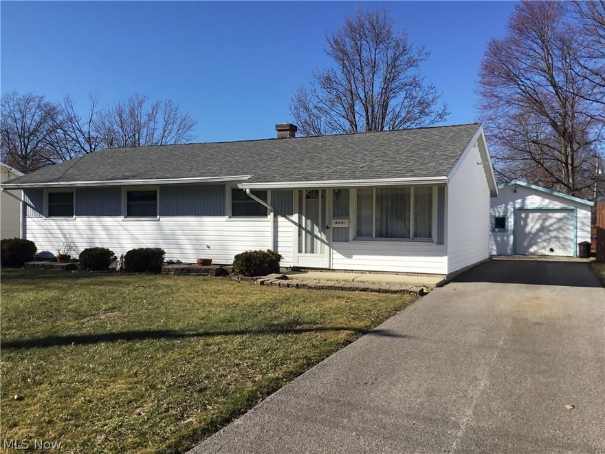 Nothing to do but move into this newly updated and violation free ranch.  The spacious eat-in kitchen features ceramic flooring along with updated cabinetry and fresh paint. Off the kitchen is a nice size dining with crown molding and living room which are also freshly painted. No worries with the newer roof, furnace and thermal windows.  Relax on a covered patio overlooking a nicely  maintained backyard that has a full wood fence for your pets.  Central air, a freshly painted garage and all appliances are just a extras few of the extras.  Make your appointment today!