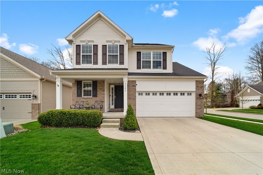 This 2017 Drees-built home is located in a walkable Brunswick neighborhood just off SR 303, offering easy access to local shopping, dining, and major highways. Situated on a corner lot, the property features a fenced-in backyard with TURF for low-maintenance, year-round greenery. A row of Green Giant arborvitaes is along the perimeter to provide natural privacy for the outdoor space.

Inside, the home features the open-concept layout with the main level provides a seamless flow between the living areas, featuring a family room with a fireplace and a kitchen equipped with a large pantry. The second floor is home to a spacious primary suite that includes a large walk-in closet, oversize stand-up shower, and a private bathroom equipped with a double vanity. Two additional bedrooms are also located on the upper level, these bedrooms utilize full, common bathroom that has a bathtub.

The living space continues into the lower level, where a partially finished basement offers flexible space for a home office or recreation room, along with two dedicated areas for storage. For added utility, the home is equipped with a water softener system and a drinking water filter. This property combines a well-maintained interior with unique outdoor upgrades in a highly convenient location. This home is truly move-in ready home in a charming neighborhood!