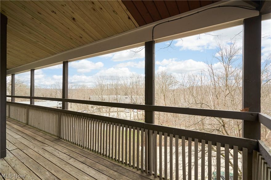 RARE END UNIT WITH WRAP AROUND DECK OVERLOOKING THE VALLEY! BETTER THAN NEW! RENOVATED CONDO WITH NEW CARPETING, LIGHT FIXTURES, UPDATES THROUGHOUT! THIS SPACIOUS CONDO HAS A BEDROOM AND FULL BATHROOM ON BOH LEVELS. THE LIVING ROOM FEATURES A BEAUTIFUL, STONE FIREPLACE AND THE KITCHEN AND APPLIANCES ARE RENOVATED! LAUNDRY ROOM IS IN THE UNIT, OFF OF THE FIRST FLOOR BEDROOM. THEY ARE REPLACING THE WOODEN WALKWAY AND STEPS. IT IS IN PROCESS AND WILL LOOK LIKE THE NEW WALKWAY AND STEPS DOWN ON THE LEFT END OF THE BUILDING THAT ARE ALREADY FINISHED.