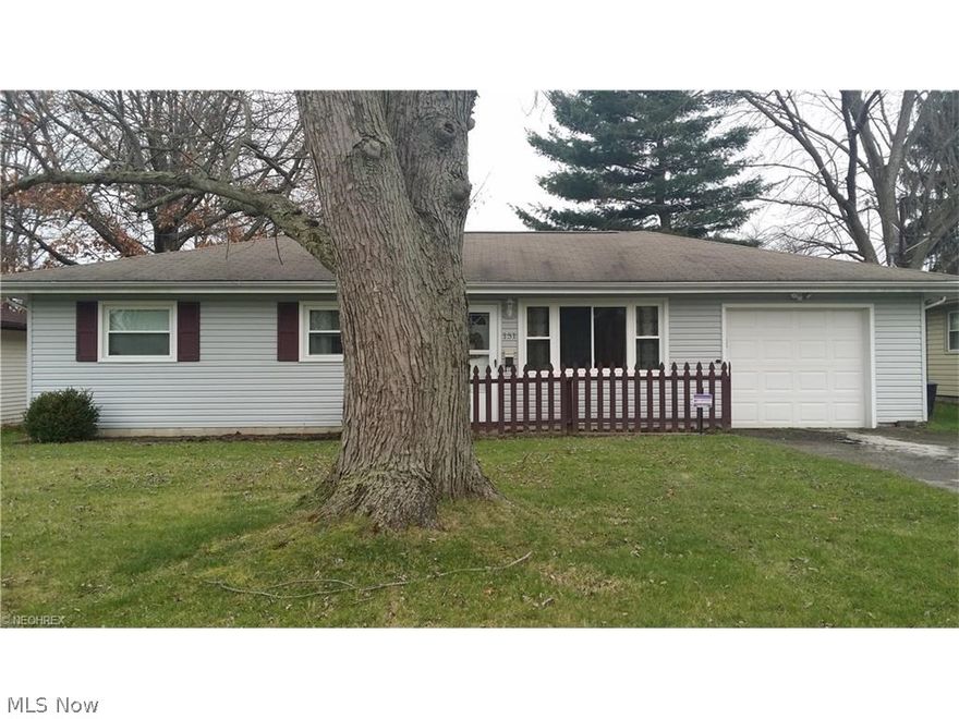 What a darling completely move-in ready home. It has been completely updated from top to bottom. This charming 3 bedroom ranch features a large updated eat-in kitchen with oak cabinets that have a lazy Susan and pull out spice rack. There is also a high top counter for stools and extra storage. Newer Counter tops and ceramic floors will make this kitchen the perfect space for family gatherings. A remodeled bath, first floor laundry room with shelving, full attic, sliding doors to the large patio with a completely fenced in back yard, and an attached garage with opener are just some of the wonderful features to this home. This is a great buy. Call today to find out how you can buy with little to no money down.