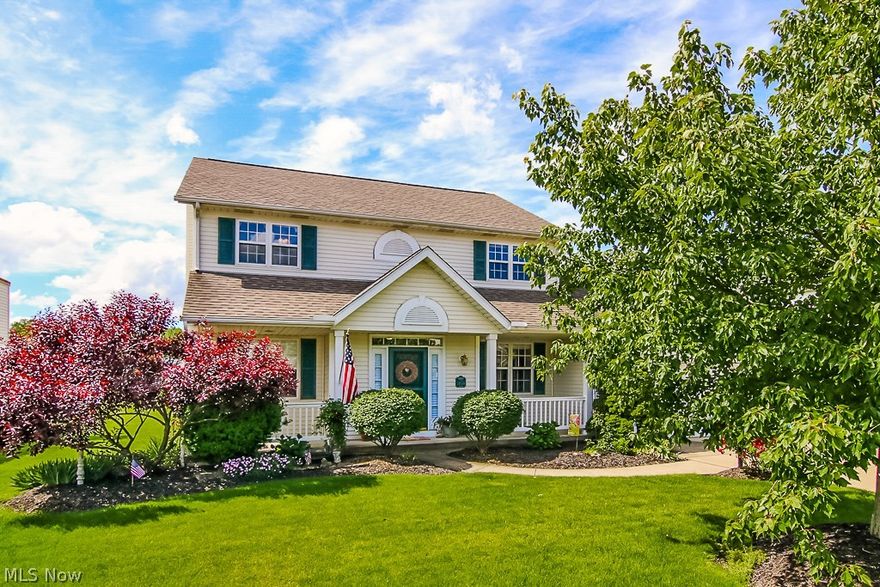 Welcome To 27039 Valeside Lane Set On Picturesque .34 Acres In the Beautiful Villages Of Lakeside, Olmsted Falls. This Meticulously Maintained Home Offers Neutral Color Scheme With Freshly Painted Rooms, Easy Wood Laminate Floors, High Ceilings and Abundance Of Natural Light Throughout. Professionally Landscape Beds and Welcoming Front Contributes To the Great Curb Appeal. First Floor Includes An Open Foyer, Formal Living Room, Dining Room, A Large Family Room With Gas Fireplace ~ Spacious Eat-In Kitchen Features Abundant Solid-Wood Custom Cabinets & Counter Space (All Appliances Included ~ An Updated Half Bath and Mudroom (Can Be Converted Into Laundry) Complete the First Floor. Second Level Includes A Sumptuous Master Suite With Vaulted Ceiling, Walk-In Closet, Master Bath With Double Bowl Sinks  & Large Linen Closet ~ 3 Additional Nice Size Bedrooms & Full Bath Complete the Second Floor ~ 12 Course Basement Can Easily Be Finished Into Rec Room (Plumbed For Additional Bath & Bar Area