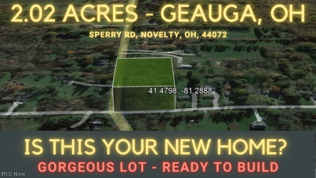 Ready to build your dream home? This 2.02-acre property is two side-by-side properties located in Novelty, Ohio combined to make one of the larger lots in the area. This property has great paved access via two intersecting roadways, and gas and electric are available.
It's the perfect location for those that truly enjoy green space, abundant interaction with nature, wildlife preserves, equestrian paths, trails, and leisure with the county's local attractions just a few minutes from the property.
While this property's outdoor opportunities make it shine, you won't be lacking if you make Novelty your home. This is close to multiple smaller towns that will afford you everything you need in daily life including restaurants, shopping, and schools. Cleveland (and the coast) are just 29 miles away. Cleveland is hustling and bustling with culture and activity, so you'll never be bored with day-trips as an option.
This property offers peaceful privacy while still being close to ameniti