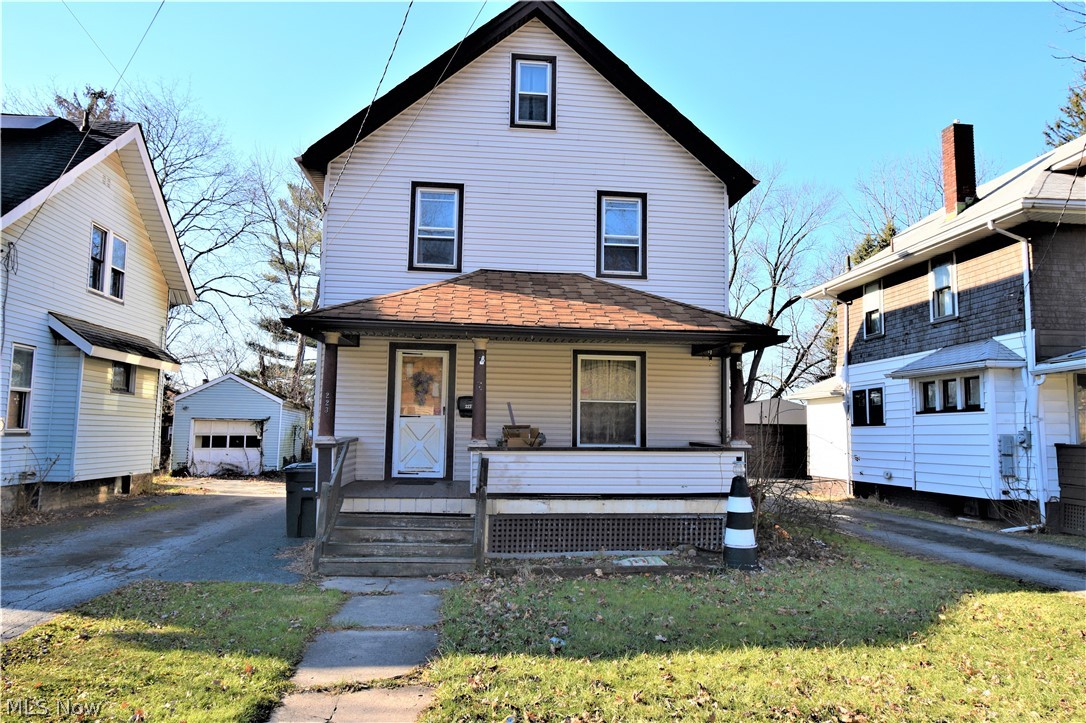 Don't miss this first home or investor opportunity. Solid 3 story home near Warren G. Harding High School. Entering through the front door, the first thing to catch your eye is a beautiful staircase and detailed woodwork. The first floor has an inviting family room with fireplace, dining room and kitchen. The second floor has 3 bedrooms and a bathroom. The third floor is currently a bonus room but could easily be converted into another bedroom or playroom as well. The home is being sold as is and won't be on the market for long!