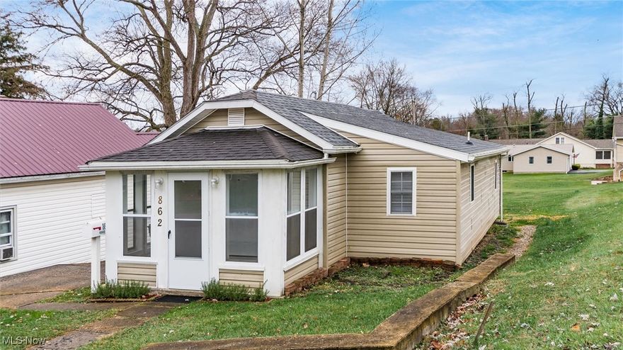 Attention investors or those looking to downsize!  Quaint little bungalow with low maintenance yard is an excellent choice for a rental property for traveling nurses/doctors with convenient location just around the corner from the hospital. Home features some new updates in the past few months including roof, LVP flooring throughout, french drain, countertops in kitchen, stove, refrigerator, drywall in bathroom, living room, and one bedroom. Bathroom updates include new shower, toilet and vanity.  Includes a detached garage with extra storage area attached. Property being sold in "As Is" condition and the home may not qualify for FHA or VA.