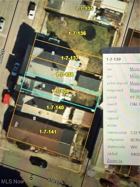 Tiny photo for 532 Main Street, WV 26031 (MLS # 5179672)