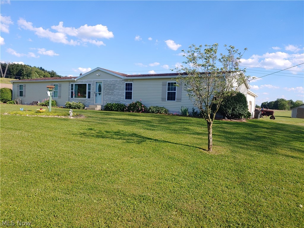 Located in the Tri-Valley School System This 2079 Square Foot Ranch with 4 Bedroom, 2 Full Baths ( 10 Rooms in Total ) 2.35 Level Acres. 32' X 24' Attached Garage, 20' x 20' Rear Deck. 27"' Round 48" Deep Fully Operational Above Ground Pool, Includes Separate Storage Building, Manicured Lawn and Landscaping, Well Maintained and Updated, Stainless Steal Appliances, Separate Laundry/Mud Room, Private Office Off the Master Bedroom, Tremendous 12.11' x 7' Walk in Master Closet, Plus Family Room With Wood Burner, Open Floor Plan with the Kitchen, Dining & Family Room that Is Hooked to the Formal Living Room for All types of Entertaining and Relaxing, Split Floor Plan with The Master Separated from the Guest Bedrooms for Privacy, Property Has Great Curb Appeal and Is Located In the Beautiful Siren County Side Not Far From Ellis Dam And Dresden, This is a Double Wide Home on a Permit Foundation that Has Already been Converted to Real estate and is Finance Ready. Rear sliders and front door recently updated. Roof is apt 5 years old. New central air unit. A must see!