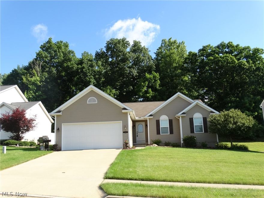 This immaculate three bedroom two full bath ranch with first floor laundry will end your home search.  Wonderful open floor plan . As you enter the foyer it opens to the great room with gas log fireplace.  This home features both formal dining area and eat in kitchen.  You will love the kitchen with its generous cabinet storage plus pantry closet.  The farm house sink, attractive back splash and full complement of kitchen appliances will win your approval.  The 12x15 Master bedroom offers walk in closet and private bath featuring vanity with double sinks and tub/shower combination. The basement offers all the storage you could want and will lend itself to those who may seek to finish this as additional living space.  Call today to view this amazing home.