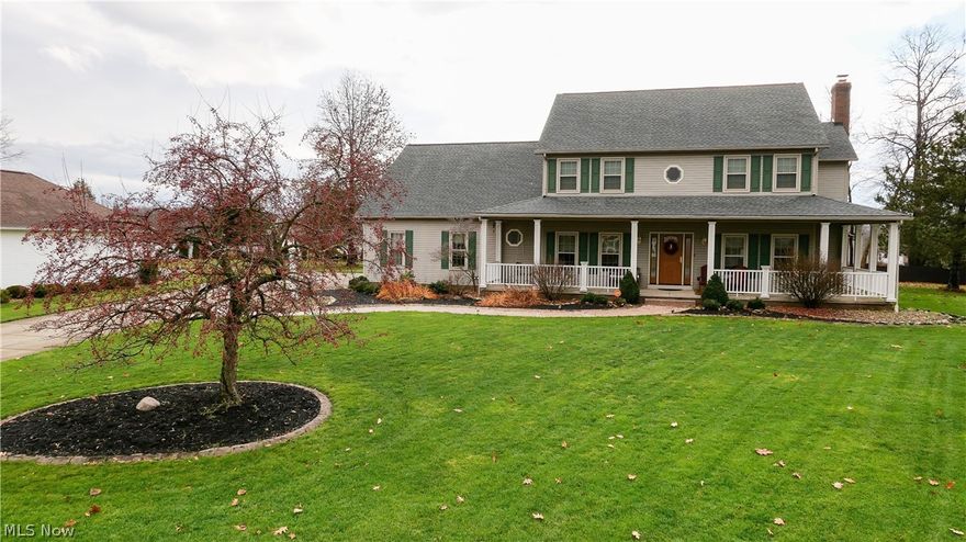 You will fall in love with the exceptional quality & absolutely beautiful 4 bed/4 full bath colonial located on a cul-de-sac with 1/2 + acre lot! Notice the stamped concrete sidewalk & wrap around porch (yes, the swing stays). This home gives you an open floor plan for entertaining.  Formal dining room, living room w/ french doors to the family room w/fireplace, which leads you to the gorgeous vaulted 3 season sun room and then to the nice deck w/ pergola & large, flat backyard! The kitchen is awesome featuring an island, granite counters, SS appliances to include a Chef's Jenn-Air stove & plenty of storage. First floor office could be a 5th bedroom if needed. The mud room off the 2.5 car garage is so convenient as a drop zone. The 2nd floor features 4 good sized bedrooms - 3 of which have walk in closets! The master ensuite offers an updated bath (walk-in shower & heated/jetted soaking tub).  The laundry room completes the 2nd floor.   The finished  basement is awesome to include a ba